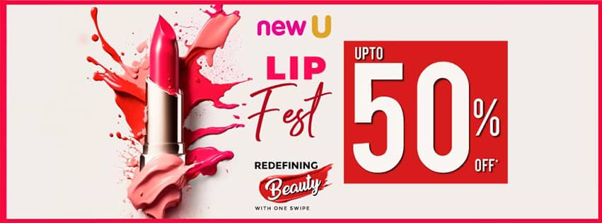 Lip Fest Sale - Gorgeous Lips, Gorgeous Savings! Avail Grand Offers And Get The Perfect Pout At A Perfect Price. | Upto 50% Off