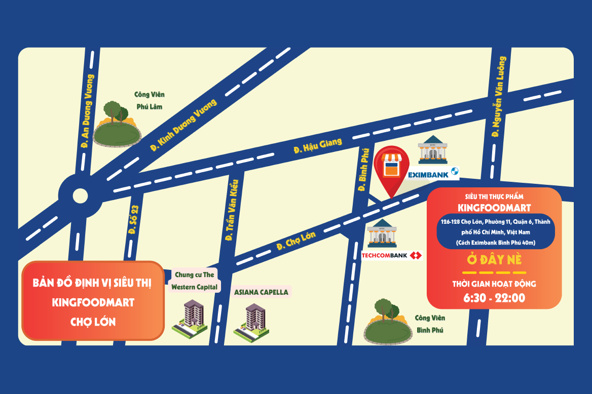 Kingfoodmart - Phường Bình Phú, Hồ Chí Minh