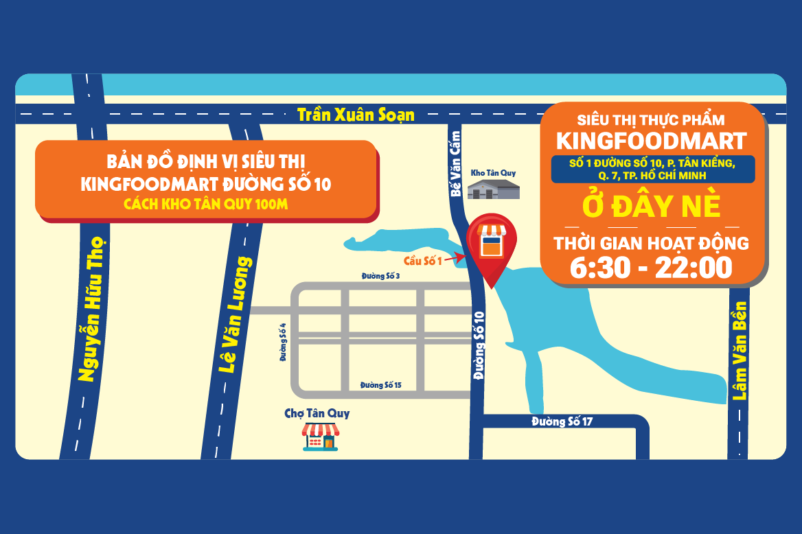 Kingfoodmart - Phường Tân Hưng, Hồ Chí Minh