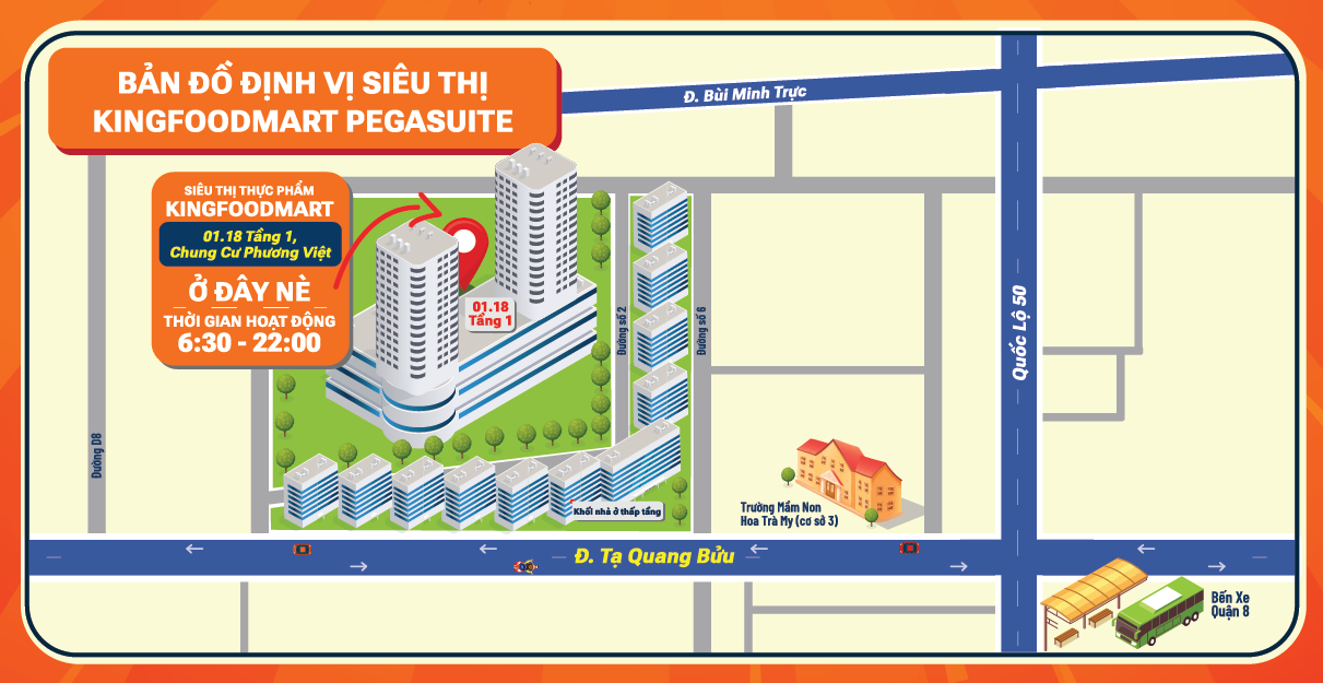 Kingfoodmart - Phường Bình Đông, Hồ Chí Minh