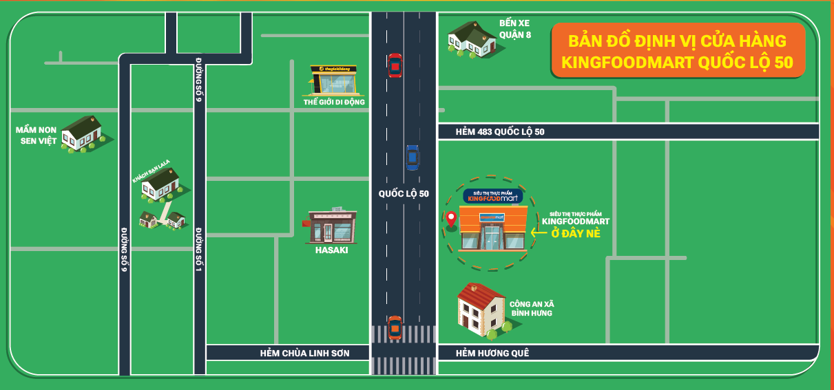 Kingfoodmart - Xã Bình Hưng, Hồ Chí Minh