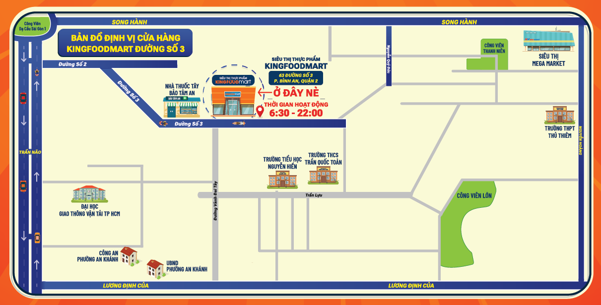 Kingfoodmart - Phường An Khánh, Hồ Chí Minh