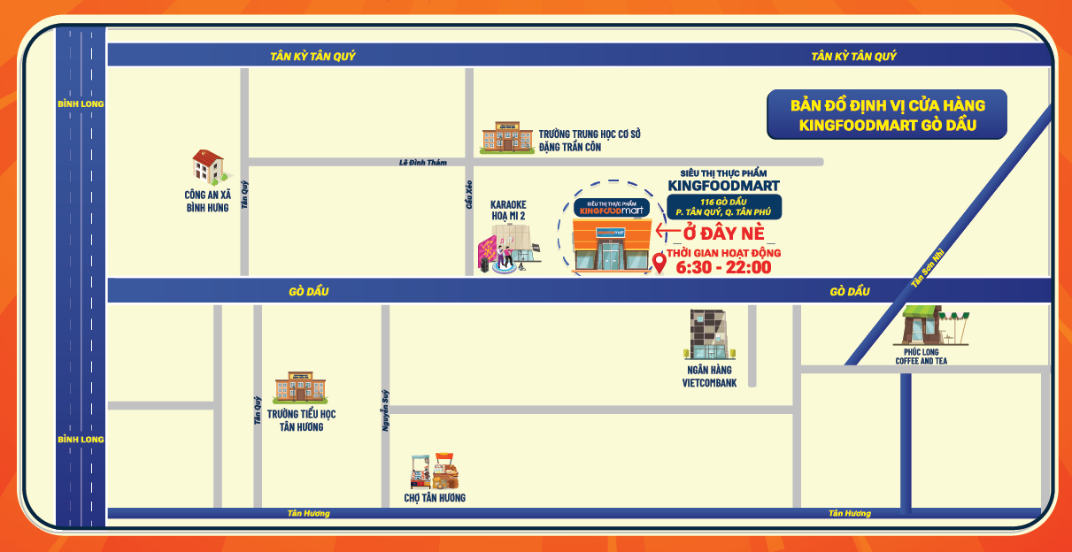Kingfoodmart - Phường Tân Sơn Nhì, Hồ Chí Minh