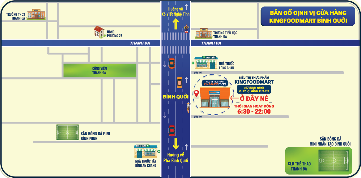 Kingfoodmart - Phường Bình Quới, Hồ Chí Minh