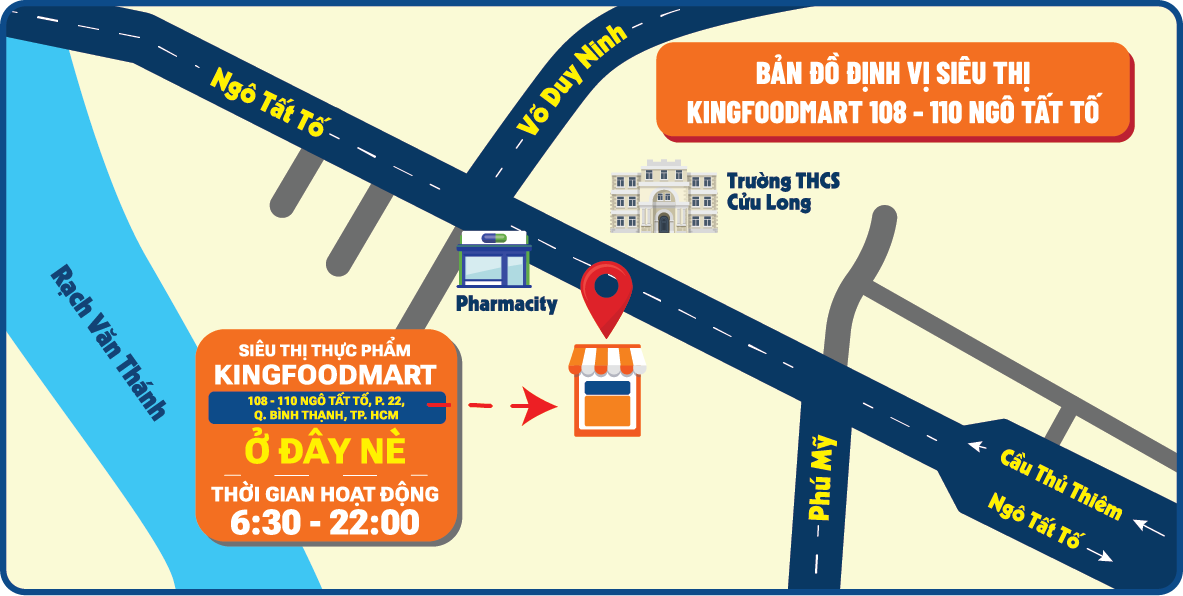 Kingfoodmart - Phường Thạnh Mỹ Tây, Hồ Chí Minh