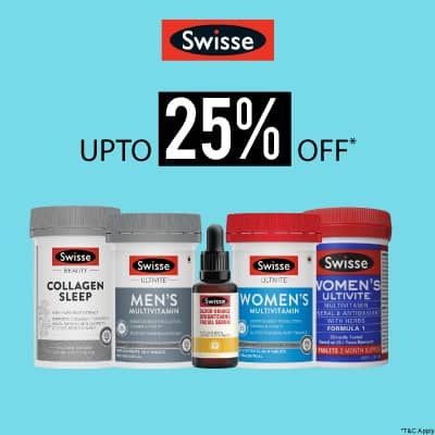 Swisse- Power Up Your Immunity With 'upto 25% Off' On Swisse Health And Wellness Range Swisse- Power Up Your Immunity With 'upto 25% Off' On Swisse Health And Wellness Range