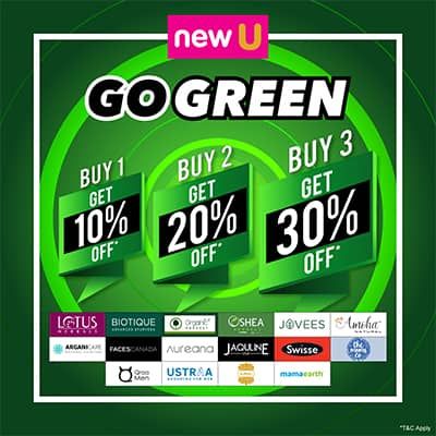 Newu Go Green Sale- Go Green This Month & Say Hello To Healthy Skin By Availing The Best Offers And Deals Newu Go Green Sale- Go Green This Month & Say Hello To Healthy Skin By Availing The Best Offers And Deals