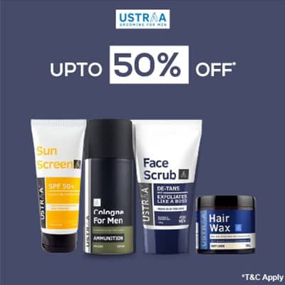 Ustraa- Bag High Performance Men's Grooming Must Haves From Ustraa At This Outstanding Deal