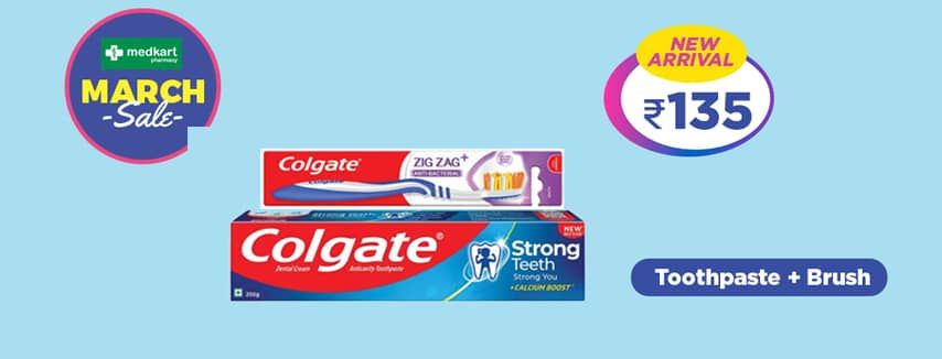 Colgate Toothpaste And Brush