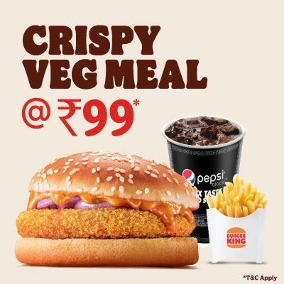 Crispy Veg Meal @₹99