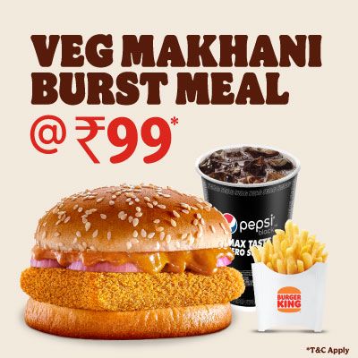 Veg Makhni Burst Meal @₹99