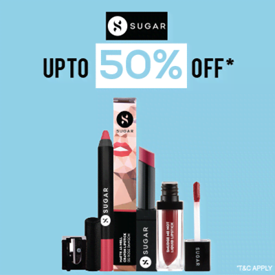 Sugar - Keep Your Makeup Game On Point With This Blowout Offer On Sugar Collection | Upto 50% Off