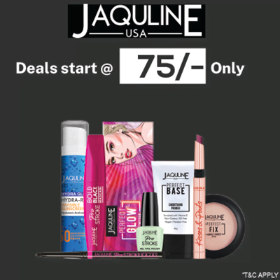 Jaquline Usa - Discover The Epic Glow This Season With This Blowout Offer: 'deals Start At Rs.75' | Deals Start At Rs.75