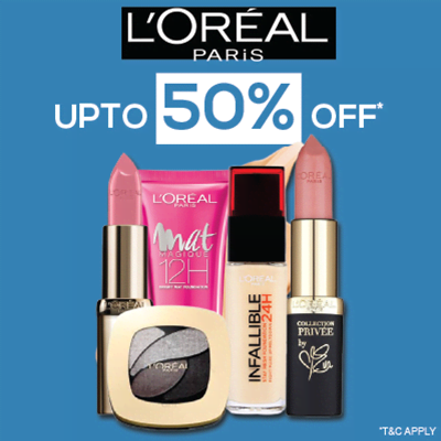 L'oreal - Put Your Best Face Forward With This Bumper Deal On L'oreal Cult Favourites | Upto 50% Off