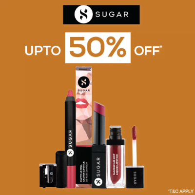 Sugar - Keep Your Makeup Game In Check With This Blowout Offer On Sugar Collection: 'upto 50% Off' | Upto 50% Off