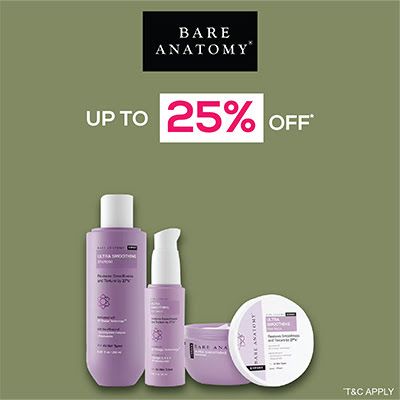 Bare Anatomy -take Your Haircare Game Up A Notch With 'upto 25% Off' Bumper Deal On Your Hair Essentials | Upto 25% Off