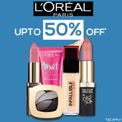L'oreal - Put Your Best Face Forward With This Bumper Deal On L'oreal Cult Favourites | Upto 50% Off