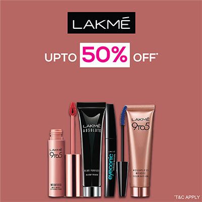 Lakme - Keep Your Makeup Game In Check With This Blowout Offer On Lakme Collection: 'upto 50% Off' | Upto 50% Off