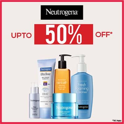 Neutrogena - Pamper Your Skin With The Goodness Of Neutrogena Essentials Available At 'upto 50% Off' Offer | Upto 50% Off