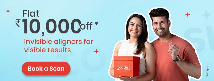 Flat 10,000 Off On Invisible Aligners
