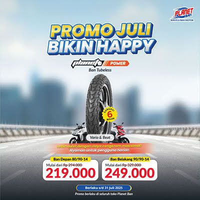 Promo July Bikin Happy - Planeto Power