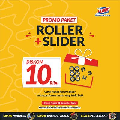Promo Paket Roller + Slider