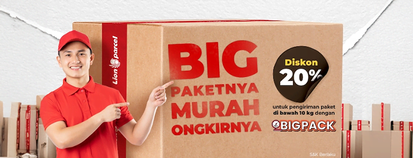 Kirim Paket Di Bawah 10 Kg Pakai Bigpack, Diskon 20%!