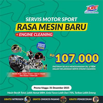 Servis Rasa Mesin Baru + Engine Cleaning
Motor Sport