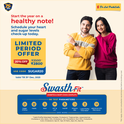 Swasthfit Diabetes & Heart Check – By Dr Lal Pathlabs