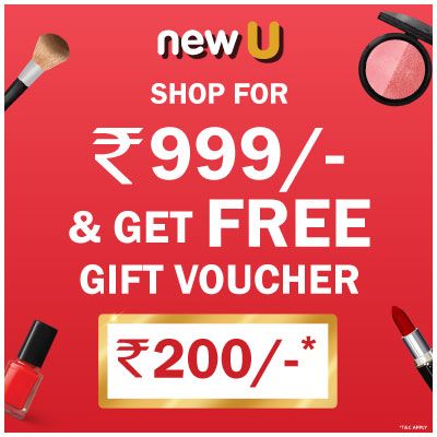 Shop For Inr 999/- & Get Free Inr 200/- Gift Voucher