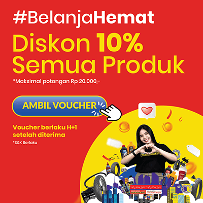 Belanjahemat - Diskon 10% Max Rp20 Ribu Belanja All Product