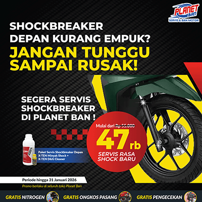 Promo Servis Shockbreaker Di Planet Ban - Harga Hanya Rp 47.000