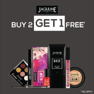 Jaqulineusa- Discover The Epic Glow With 'buy 2 Get 1 Free' Steal Deal On Jaqulineusa Range